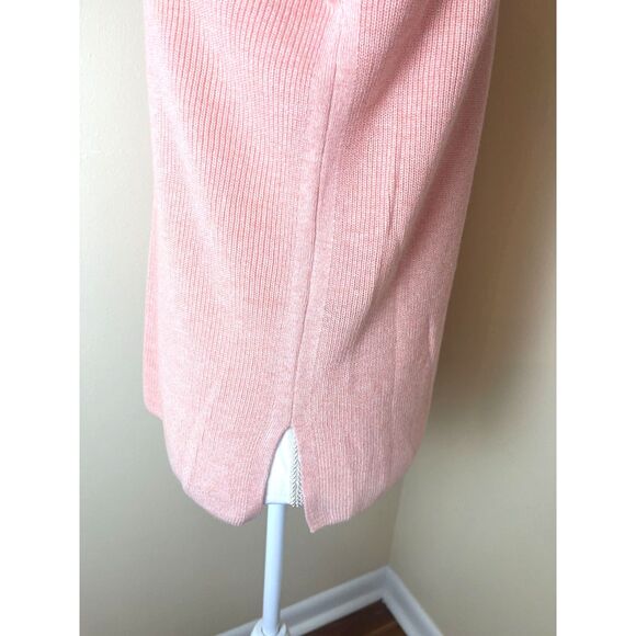 NWT GAP Womens Pink Pull Over Knit Sweater Oversize Cozy Preppy Classic Coastal - Picture 9 of 16